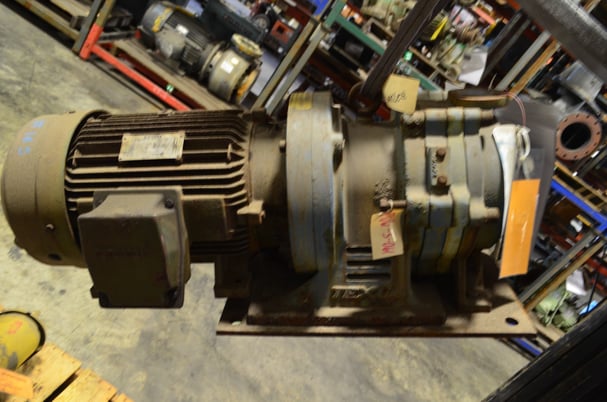 100 GPM, Labour Taber #AA8 MST, Centrifugal Pump, 20 HP, 3480 RPM, 230/460 V., Used - Image 2