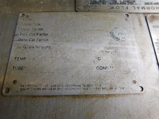 Micro Motion #DS150H147SU, Mass Flow Sensor, 1-1/2", Used - Image 4