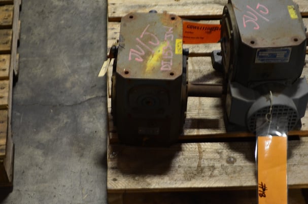 Boston, Gear Reducer, 25.00:1 Ratio, 7/8" dia. x 2-1/4 L smaller & 1-3/8" dia. x 3-1/4" L larger shafts, Used - Image 6