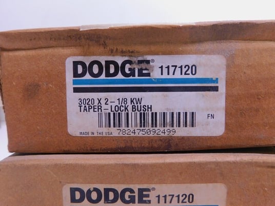 Dodge #117120, Taper-Lock Bushing, 3020" x 2-1/8 Keyway, qty. 4, NEW - Image 4