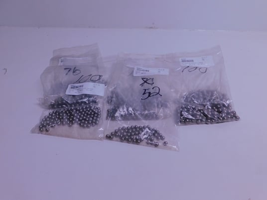 Loading Arm Bearing Balls, Chrome, (352) 5/16" dia. & (372) 3/8" dia. Ball Bearings, qty. 728, NEW - Image 2