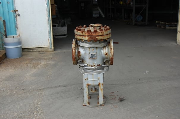 Hayward-Tyler Industrial Basket Filter, Carbon Steel, 8" Inlet/Outlet, 312/-2 psi @ 300 F, Used - Image 1