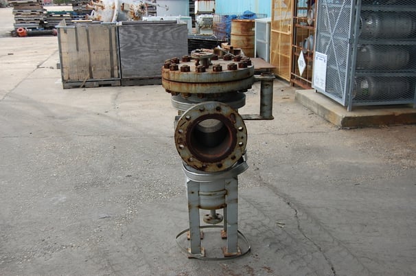 Hayward-Tyler Industrial Basket Filter, Carbon Steel, 8" Inlet/Outlet, 312/-2 psi @ 300 F, Used - Image 2