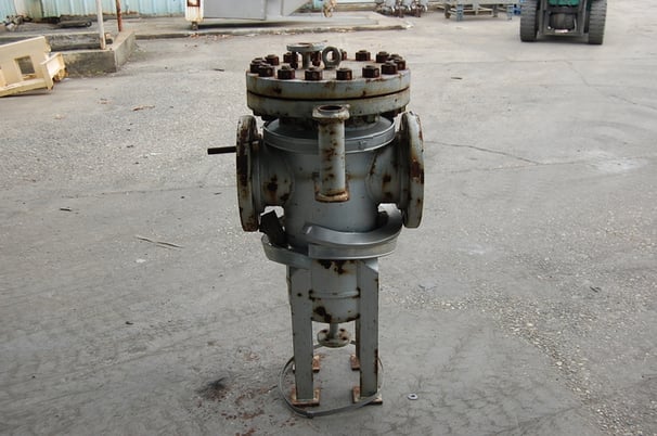 Hayward-Tyler Industrial Basket Filter, Carbon Steel, 8" Inlet/Outlet, 312/-2 psi @ 300 F, Used - Image 3