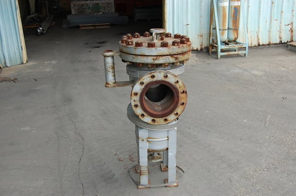 Hayward-Tyler Industrial Basket Filter, Carbon Steel, 8" Inlet/Outlet, 312/-2 psi @ 300 F, Used - Image 4
