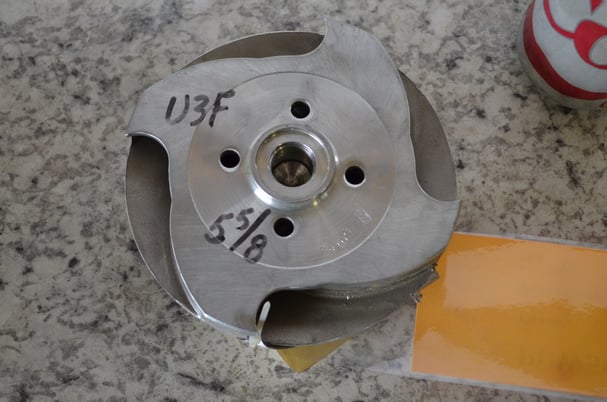 Durco #1K1.5X1 - 82RV, 50754, Pump Impeller, 5-5/8" diameter - Image 3