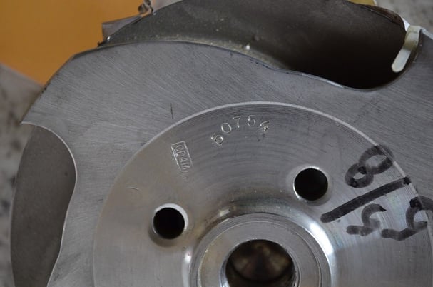 Durco #1K1.5X1 - 82RV, 50754, Pump Impeller, 5-5/8" diameter - Image 4