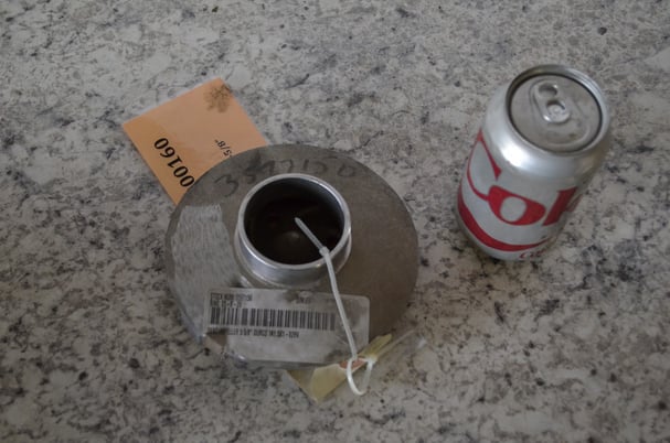 Durco #1K1.5X1 - 82RV, 50754, Pump Impeller, 5-5/8" diameter - Image 5