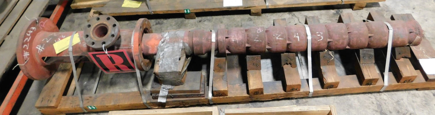 Vertical Pump, 9 Stage, 3" x 4", 5-1/2" diameter, Used - Image 5