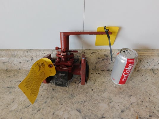 1/2" FlowServe Durco #G431 Sleeveline Plug Valve, Class 300#, NEW - Image 1