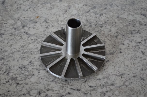Goulds #C01212A 1215, 3196 ST Repeller, 6-1/4" diameter, 1-1/4" diameter Shaft, Hastelloy C, NEW - Image 7