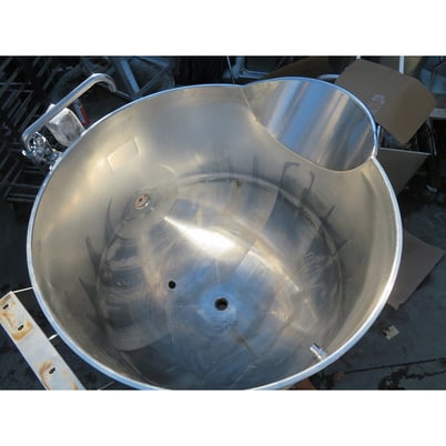 200 gallon Cleveland JC Pardo #HAMKDL-200, horizontal mix agitation stationary steam kettle - Image 5
