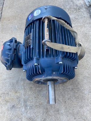 60 HP 1185 RPM Marathon Severe Duty electric motor, 230/460 Volts, factory reconditione, like new, re-tested - Image 2