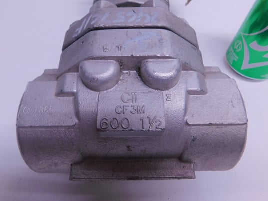 1-1/2" Apollo, Ball Valve, Class 600# SW x SW, CF3M 316L Body, NEW - Image 2