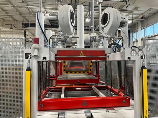 Geiss #DU-1000x610x300 U8, semi-auto vacuum forming machine, 39.3" x24" sheet, Photocell Control, 2019 - Image 2