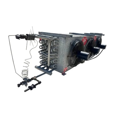 3 Fans, Vilter #LPX-15 83 1/3 XA HGP, Low Temp Coils, Ammonia/Freon Evaporator Coil, 6.7 TR, 3 FPI, 10350 - Image 2
