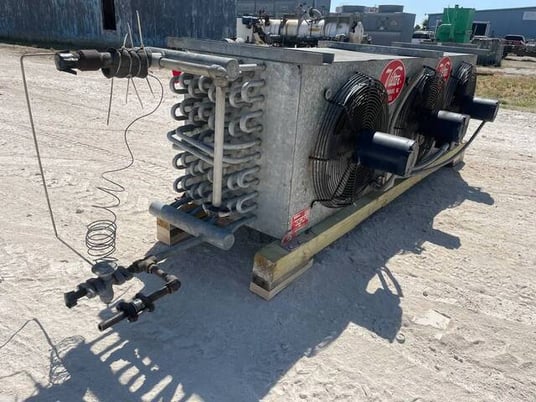 3 Fans, Vilter #LPX-15 83 1/3 XA HGP, Low Temp Coils, Ammonia/Freon Evaporator Coil, 6.7 TR, 3 FPI, 10350 - Image 4