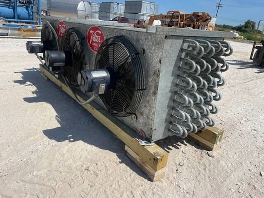 3 Fans, Vilter #LPX-15 83 1/3 XA HGP, Low Temp Coils, Ammonia/Freon Evaporator Coil, 6.7 TR, 3 FPI, 10350 - Image 9