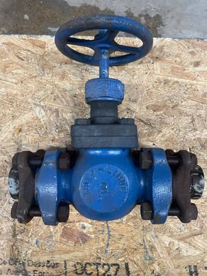 2" Wolf-Linde #5847, Globe Shut-Off Valve w/Flanges - Image 3