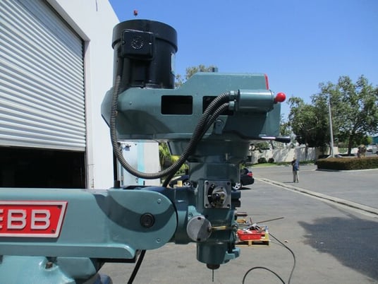 Webb Champ, Milling machine w/chrome ways, variable speed, 10" x50"table - Image 4