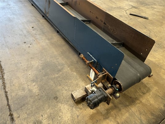 15" wide x 18' long, Conveyor, 10 walls, hydraulic motor - Image 2