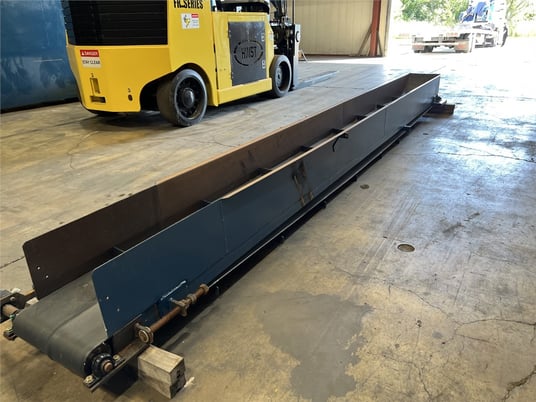 15" wide x 18' long, Conveyor, 10 walls, hydraulic motor - Image 8