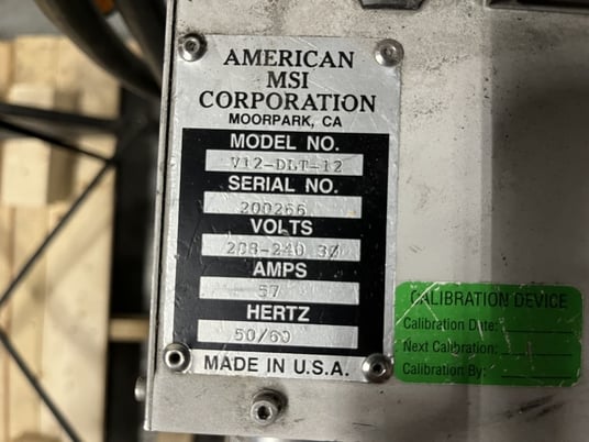American MSI Corp. #V12-DLT-12, hot runner controller, 12 zone, 208-240 V., 57 Amps - Image 6