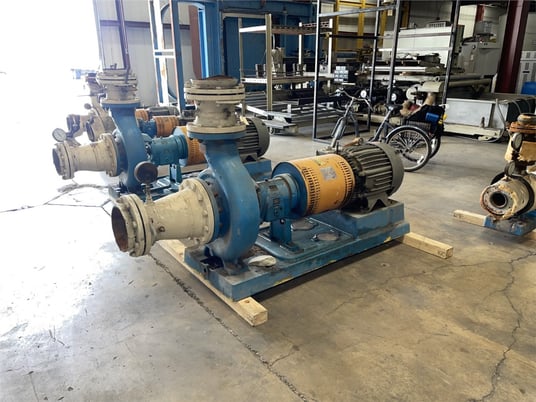 Goulds #3196, water pump, 40 HP, Siemens 1175 RPM motor, 230/460 V. - Image 1