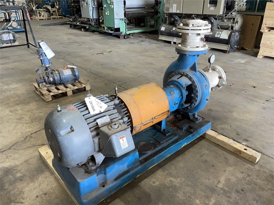 Goulds #3196, water pump, 40 HP, Siemens 1175 RPM motor, 230/460 V. - Image 2