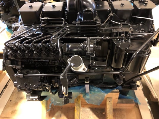 210 HP Cummins #6BTAA (5.9 L) extended long block engine, remanufactured - Image 5