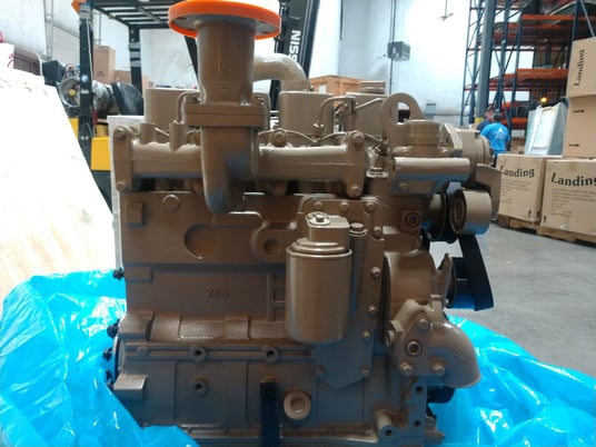 76 HP Cummins #4B, remanufactured extended long block engine (Naturally Aspirated - Rotary VE Pump Setup) - Image 1
