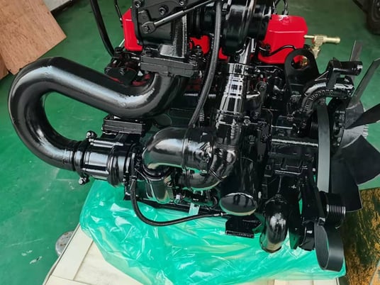 180 HP Cummins #4BTTAA, (Twin Turbo Special Build) remanufactured extended long block engine - Image 4
