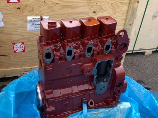 180 HP Cummins #QSB.ISB 4.5 Long Block Diesel Engine (Front Gear Train - VE/Delphi Setup) - Image 2