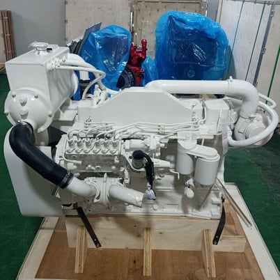 280 HP Cummins Marine #6BTA, (5.9 L) extended long block engine, remanufactured - Image 2