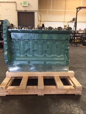 470 HP Detroit #Series-60, 12.7 L remanufactured long block - Image 3