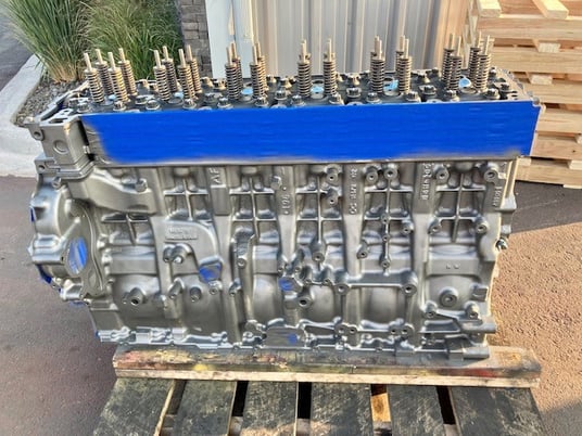 520 HP Detroit #DD15, remanufactured long block - Image 1