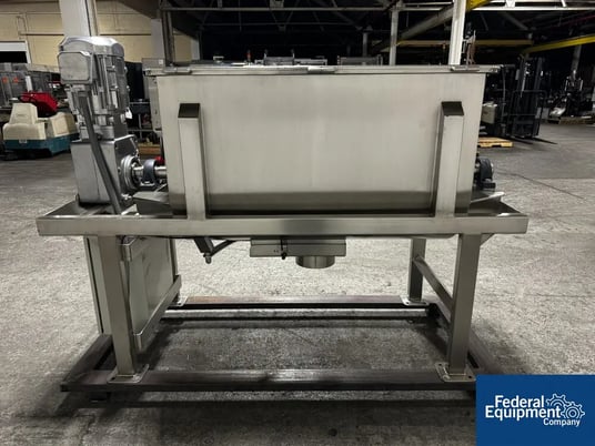 15 cu.ft. AIM Blending, Ribbon Blender, 304 Stainless Steel, 25" width x 48" L x 28" deep trough, 17" H - Image 4