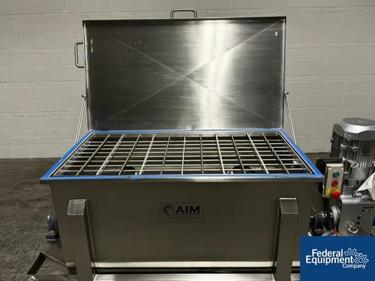 15 cu.ft. AIM Blending, Ribbon Blender, 304 Stainless Steel, 25" width x 48" L x 28" deep trough, 17" H - Image 7