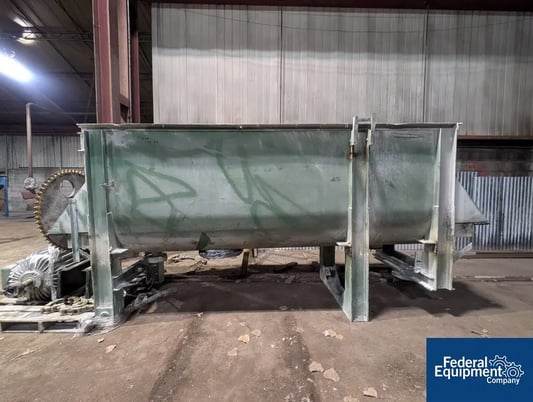 70 cu.ft. Readco, Ribbon Blender, Stainless Steel, 36" width x 128" L trough - Image 1