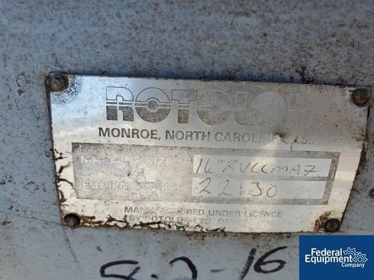 8" Rotolok #16" 22130, Rotary Air Lock, Carbon Steel, - Image 2