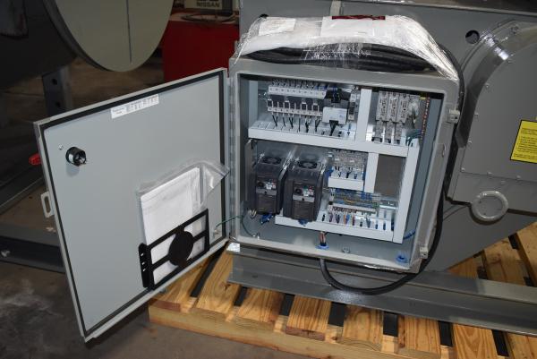 10000 lb. Koike Aronson #HD100-VF, welding positioner, 48" x48" table, hand pendant controller, 2023 - Image 4