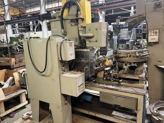 Warren #WRA-1000, rivet assembly machine, assembles mandrel & blind rivets, 1993 - Image 4