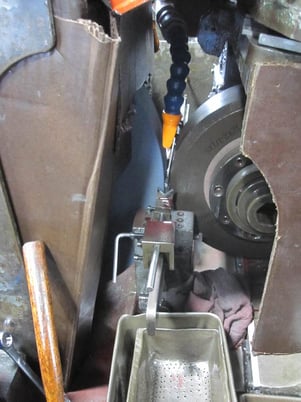 Cincinnati No. 2 Mdl. EA, centerless grinder, 24" grinding wheel, 12" regulating wheel, coolant - Image 2