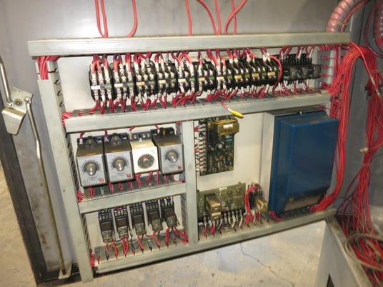 .393" Nakashimada #PF-1080, 2 die 3 blow progressive header, 50-100 PPM, PKO, 30 HP, 1982 - Image 10