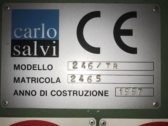 2.95" Carlo Salvi #246TR, 2 die 4 blow cold header, 250 PPM, 1997 - Image 2