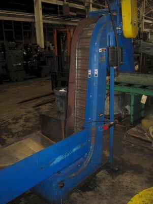 Upright Loader, Angor #AMH-150, 10" wide steel belt, 48" discharge height - Image 1