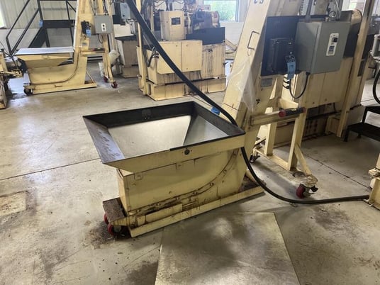 8" wide, Angor #AMH-200M, magnetic conveyor loader, 107" discharge height, 36" x 29" x 22" D hopper - Image 3