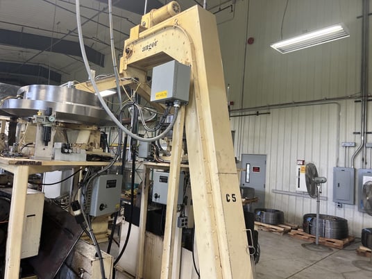 8" wide, Angor #AMH-200M, magnetic conveyor loader, 107" discharge height, 36" x 29" x 22" D hopper - Image 6