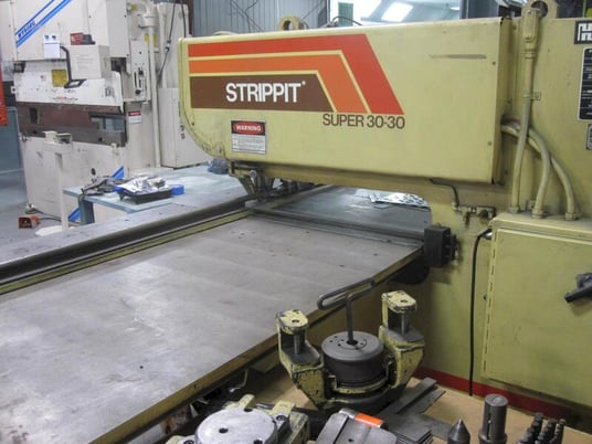Strippit #Super-30/30, turret punch press, fence, lots of extra rolls - Image 6