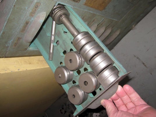 Strippit #Super-30/30, turret punch press, fence, lots of extra rolls - Image 9